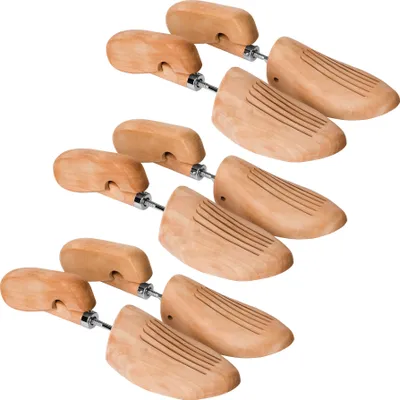Produktbild von tectake® 3 Paar Schraubspanner aus Lotusholz