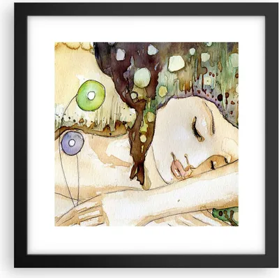 Produktbild von Gerahmtes Poster - Schwarzer Rahmen - Frau modern - 30x30 cm - Wand Bild - Wanddeko - Wandbilder - Kunstposter - Wandposter - Bilderrahmen - Bilder - Kunstdruck - Wandbild - P2BAC30x30-3553