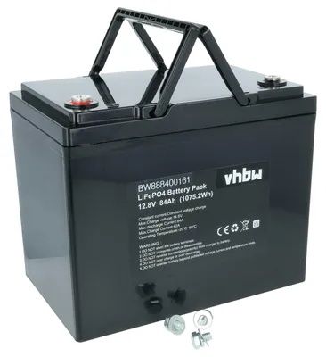 Produktbild von vhbw Akku Bordbatterie für Wohnwagen, Boot, Camping, Wohnmobil (84 Ah, 12,8 V, LiFePO4)