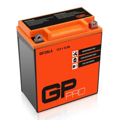 Obrázek produktu pro Gelová baterie GP-PRO, 12 V, bezúdržbová, kompatibilní s motocyklem Aprilia Leonardo 125