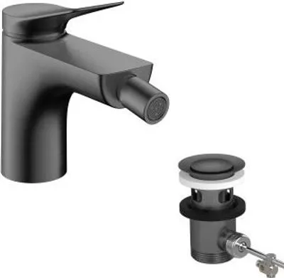 Zdjęcie produktu dla Hansgrohe Viveni – jednouchwytowa bateria bidetowa z zestawem spustowym z drążkiem, wysięg 130 mm, 75200340