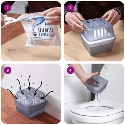 Image de Vidaxl -Déshumidificateur avec sachets Navul 4 ST 450 g