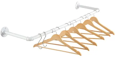 Immagine prodotto di Porta appendiabiti a parete, altezza 100 cm - Design industriale per appendiabiti