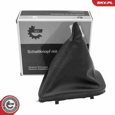 Obrázek produktu pro ESEN SKV hlavice řadicí páky z černé syntetické kůže pro BMW 3 Sedan (E46), 3 Touring (E46), 3 Coupé (E46), 3 Cabrio (E46) a 3 Compact (E46)
