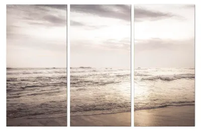 Zdjęcie produktu dla LUMASOUL Obraz na płótnie motyw natury, obrazy na ścianę drewniana rama, obrazy 90x60 cm plaża 4