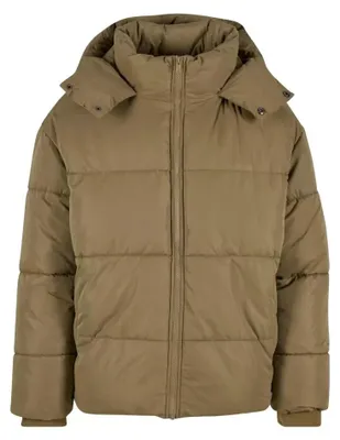 Image de Urban Classics Winterjacke Herren Puffer Jacket With Flap Hood oliv M