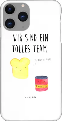 Produktbild von Mr. & Mrs. Panda Iphone 11 Pro Handyhülle Toast Marmelade - Weiß - Geschenk, Lustige Sprüche, Toastbrot, Premium Kunststoff, Süß, Handy Case, Brot, Küche Deko