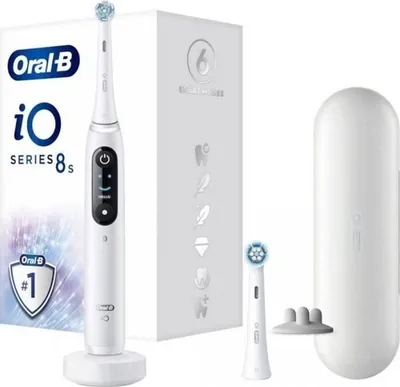 Produktbild von Oral-B iO 8S Erwachsener Vibrierende Zahnbürste Weiß
