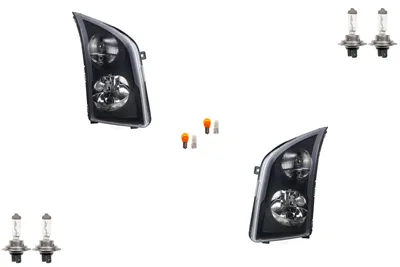 Produktbild von Johns, Scheinwerfer Halogen Front passend für VW Crafter 2E ab 2006 - 2013 Leu. Set L R 2E1941015 2E1941016