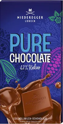 Immagine prodotto di Tavoletta di cioccolato al latte Niederegger Pure Chocolate 100g