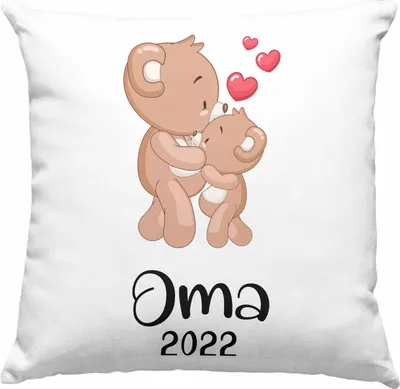 Produktbild von Trendation - Du Wirst Oma 2022 Deko-Kissen mit Füllung 40x40 Geschenk Schwangerschaft Verkünden Großmutter Überraschung Baby  Deko-Kissen mit Füllung 40x40 Oma (Blau)