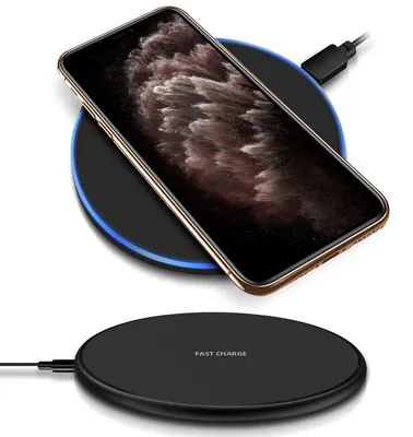 Produktbild von QI Wireless Schnell Ladegerät Apple iPhone 11 Pro Max Kabellos Induktives Laden