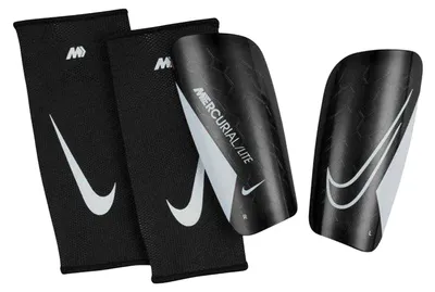 Produktbild von Nike - Herren/Damen Unisex Fußball-Schienbeinschoner "Mercurial Lite" PP5242 (XS) (Schwarz/Weiß)