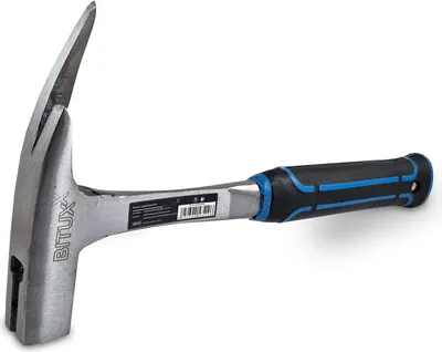 Produktbild von Bituxx Lattenhammer Dachdeckerhammer Kellenhammer Nagelhammer Dachlattenhammer 950g mit magnetischem Nagelhalter MS-18935