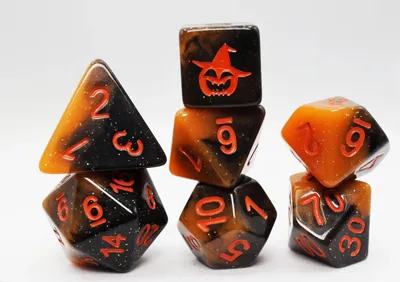 Obrázek produktu pro Foam Brain Games Kostky Halloween Pumpkin RPG - Kostková hra