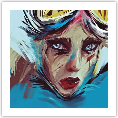 Produktbild von Poster - Poster ohne Rahmen - Stück Modern Frau - 50x50 cm - Wand Bild - Wanddeko - Wandbilder - Kunstposter - Wandposter - Bilder - Kunstdruck - Wanddekoration - Wandbild - P2XAC50x50-4650