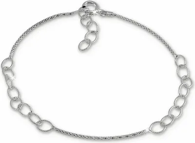 Produktbild von SilberDream Damen-Armband Ringe 925 Silber allergenfrei 18-21cm silber SDA1188J