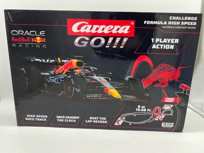 Produktbild von Carrera GO!!! Challenge Rennbahn Autorennbahn für 1 Spieler Red Bull Racing