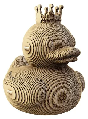 Obrázek produktu pro Třírozmězné puzzle z kartonu ve tvaru kachny
