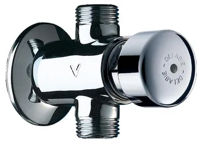 Image de Robinet d'urinoir temporisé droit TEMPOSTOP MM 1/2'' - DELABIE - 777000