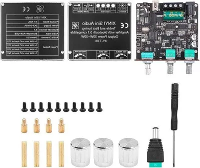 Image de Amplificateur stéréo Bluetooth 2.0, 30 W, double canal