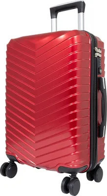 Produktbild von Polycarbonat Kleiner Handgepäck Reisekoffer Meran 55 cm Rot