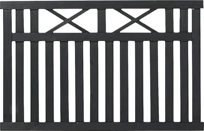 Produktbild von Plus Zaunelement Vinesse 150 x 96 cm schwarz