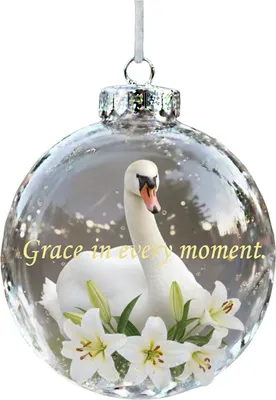 Produktbild von Weihnachtsbaumschmuck, Vogel, kugelförmiger Anhänger, Schneeflocken-Ornament, Weihnachtsbaumdekoration