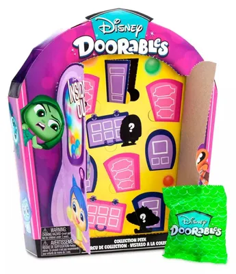 Image de Just Play Inside Out 2, figurines "Doorables", collection de 9 figurines de 4 cm, couleur rose, pour enfants, couleur rose, taille unique