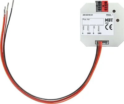 Image de MDT KNX, module analogique, 0-10 V, 2 voies, Up, 1 pièce.