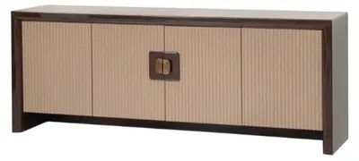 Image de Buffet beige exclusif Console design Meuble d'appoint en bois