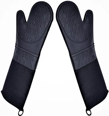 Produktbild von Ofenhandschuhe Silikon 2 Stück, hitzebeständig, für Küche