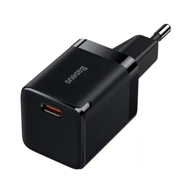 Image de Chargeur rapide USB-C Baseus GAN3 30W Noir