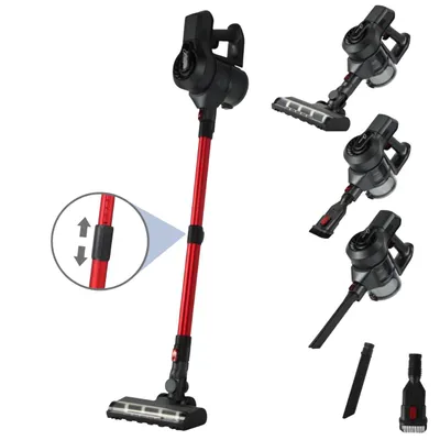 Produktbild von Tjilla S100 Staubsauger Kabellos höhenverstellbar Extra leistungsstark – 30 Tage e Nutzung – Extrem gut bei Tierhaaren – Automatisches Ladege