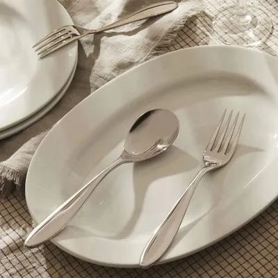 Serviergabel, Edelstahl 18/10, poliert, 3,5 x 29 x 31,5 cm