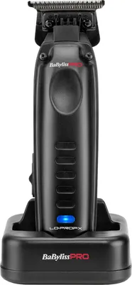 Obrázok produktu pre BaByliss PRO FX720E LO-PROFX Compact Trimmer – kompaktný profesionálny zastrihávač vlasov so černo‑grafitovou T‑Blade čepeľou pre ultra kontúrovanie