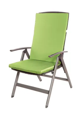Produktbild von Stuhlkissen 1er | Sitzkissen 110x47x4cm Limette | gartenkissen auf rataanmöbel | stuhlkissen outdoor | sitzkissen hochlehner
