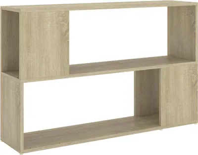 A simple, clean product shot of a wooden bookshelf against a white background.