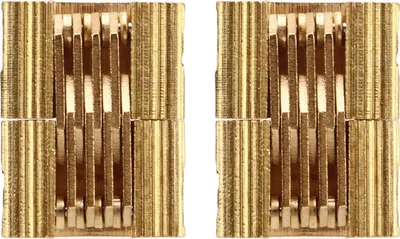 Imagen del producto de 2 bisagras ocultas de 180 grados, de cobre, para puertas de armarios, cajas de regalo, etc