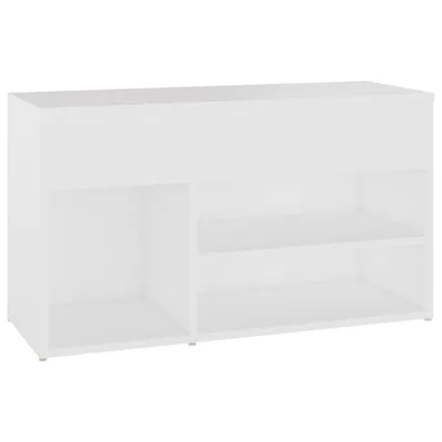 Immagine prodotto di vidaXL Panca per scarpe bianca 80x30x45 cm Materiale a base di legno