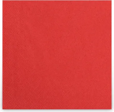 Produktbild von Cocktail-Servietten | 300 Stück | 2-lagig, 24 x 24 cm |rot |  für jeden Anlass
