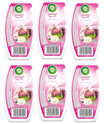 Zdjęcie produktu dla Air Wick żel zapachowy kwiatowa świeżość delikatna kompozycja zapachowa 150g opakowanie 6 sztuk