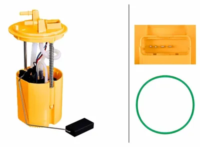 Produktbild von HELLA 8TF 358 306-711 Kraftstofffördereinheit Dieselpumpe für FIAT PANDA (169) 500 (312) 500 C (312)