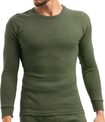 Produktbild von MT Herren Ski- und Thermounterhemd - Winter Unterwäsche Langarm - Olive L