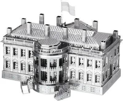 Produktbild von Metal Earth White House, Bausatz, Metall