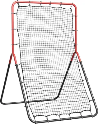 Produktbild von Baseball- und Softball-Rückprallnetz 3 x 4,5 ft PitchBack 3-Way Trainer