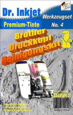 Produktbild von Dr. Inkjet Düsenreinigungskit für Brotherdrucker A4 bis A3 IRP402