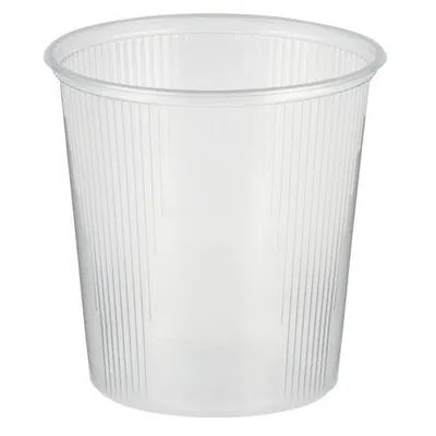 Produktbild von Verpackungsbecher, PP rund 500 ml Ø 10,1 cm · 10,3 cm transparent