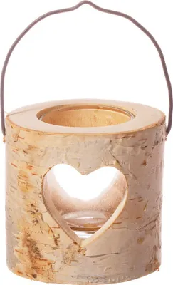 Produktbild von Sass & Belle Teelicht aus Holz in Herzform