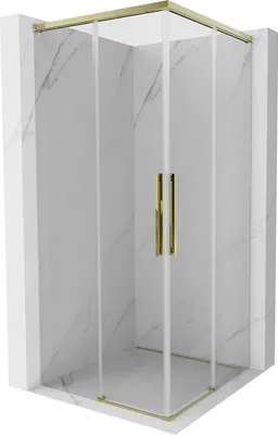 Produktbild von Mexen Rox Duschkabine Schiebetür 90 x 70 cm, transparent, Chrom - 8C2-090-070-01-00